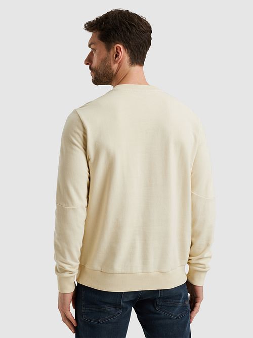 PME Legend Sweater Logo Bone White