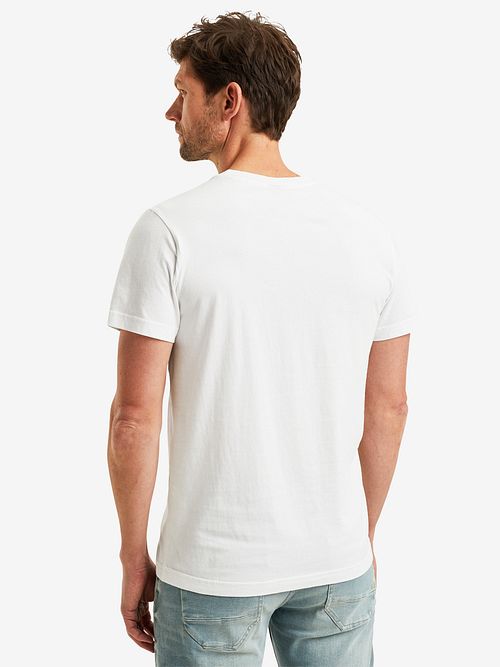 PME Legend T-Shirt Logo Artwork Vit Model / Achterkant