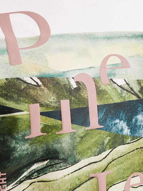 PME Legend T-shirt Artwork Vit Model / Detail