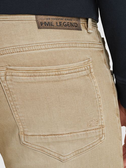 PME Legend Tailwheel Farvet Denim Beige Model / Detail