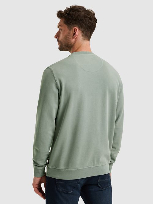 PME Legend Tröja Logo Silver Blå Model / Achterkant