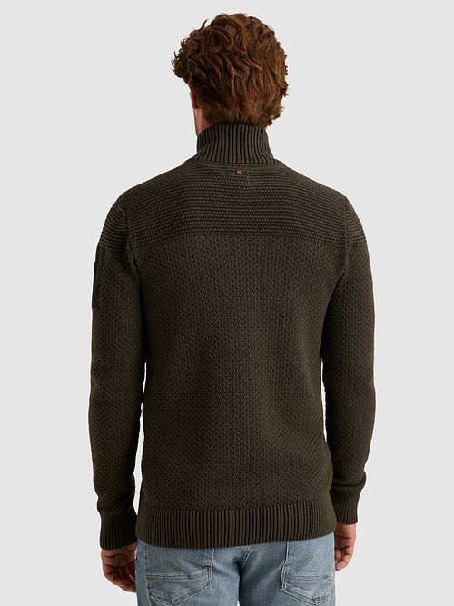 PME Legend Vest Structure Beluga Groen Model / Achterkant