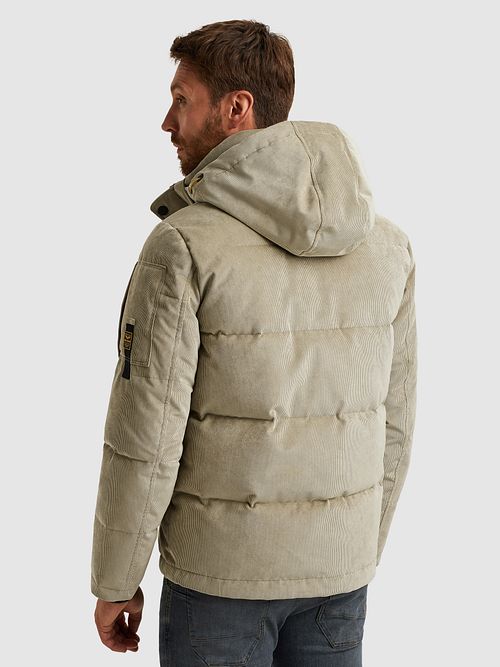 PME Legend Veste Gobbler Corduroy Beige Model / Achterkant