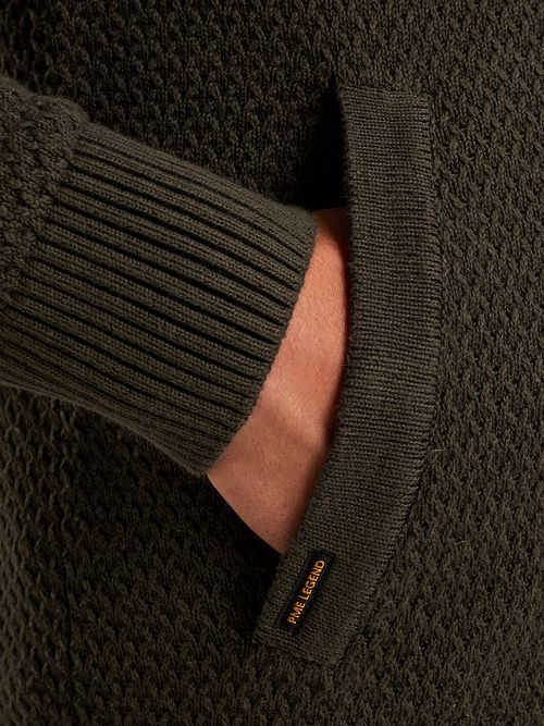 PME Legend Veste Structure Vert Beluga Model / Detail