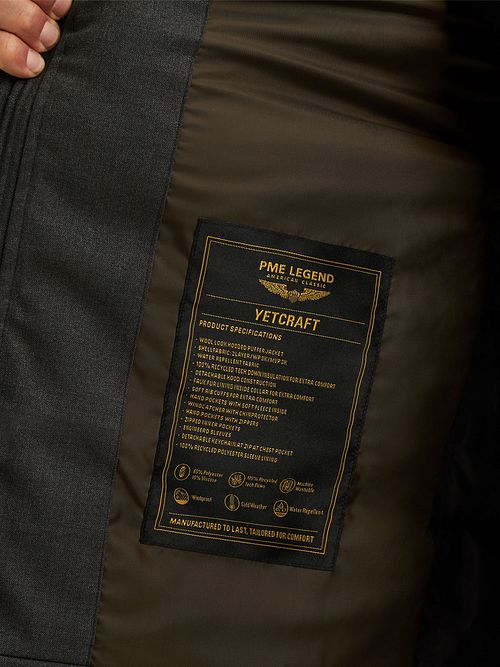PME Legend Veste Yetcraft Anthracite Model / Detail