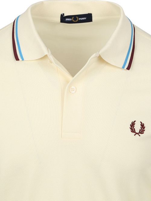 Polo à manches longues Fred Perry Ecru Z46 Product / Detail