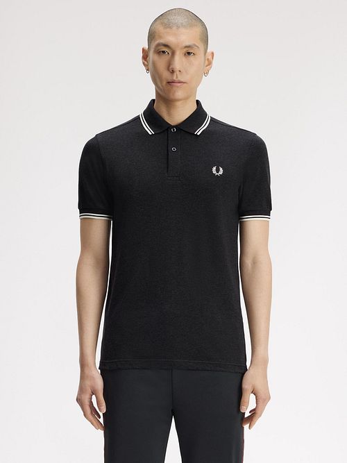 Polo Fred Perry Negro 350 Model / Voorkant