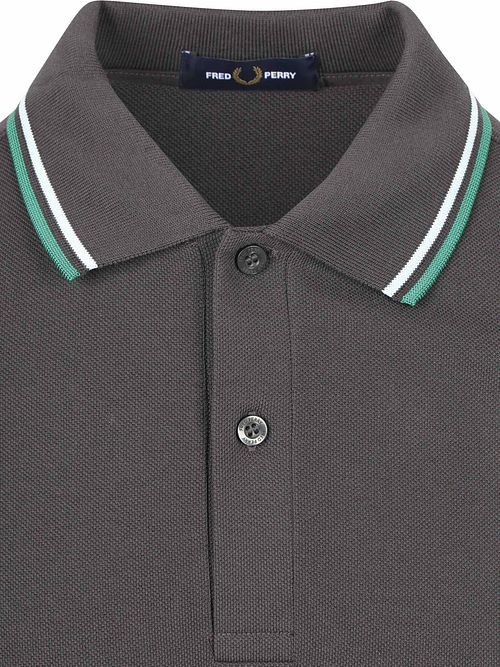 Polo Fred Perry Twin Tipped M3600 en gris 85B Product / Detail