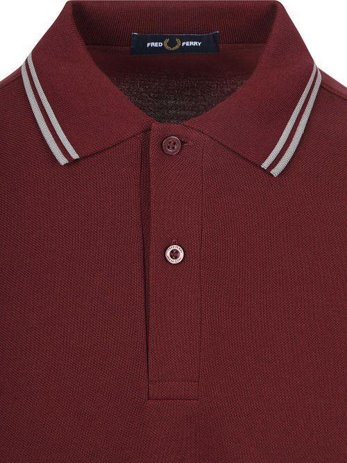Polo Fred Perry Twin Tipped M3600 en rojo 08B Product / Detail