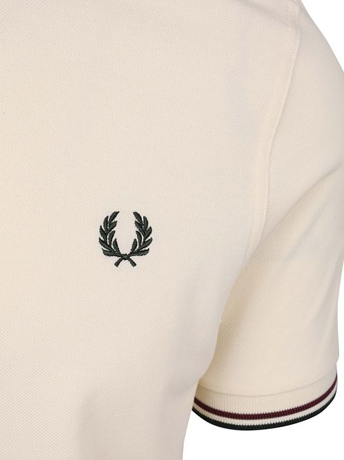 Polo Fred Perry Twin Tipped M3600 slim fit de algodón crudo Product / Detail