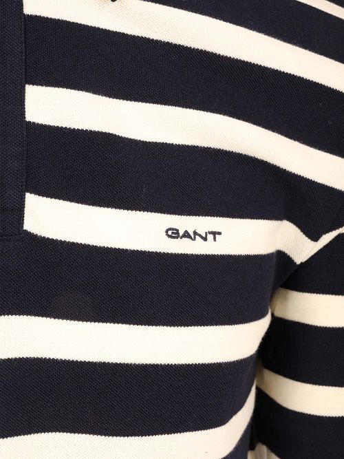 Polo GANT a rayas en azul marino y blanco Product / Detail