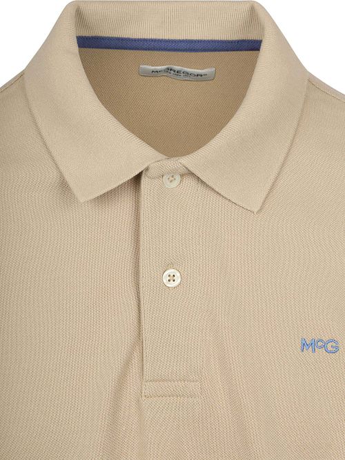 Polo McGregor in piqué di cotone sabbia Product / Detail