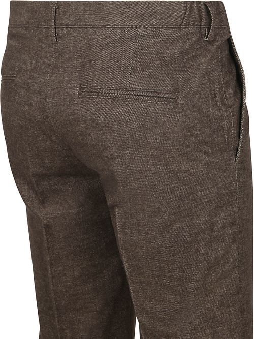 Profuomo Chino Flannel Brun Product / Detail