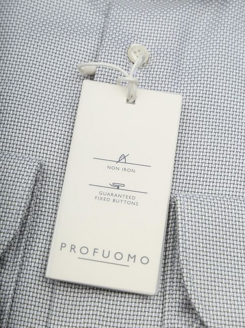 Profuomo Chemise Dobby Vert Clair