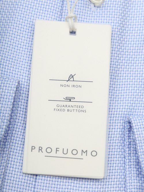 Profuomo Dobby Shirt Light Blue