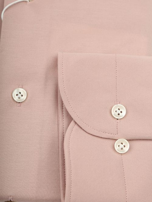 Profuomo Japanese Knitted Hemd Dark Pink Product / Detail