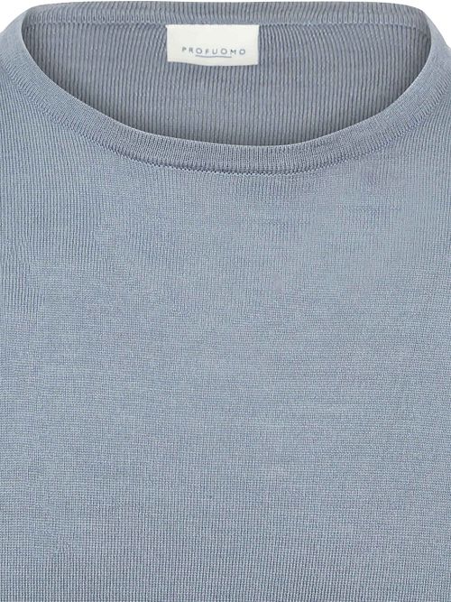 Profuomo Jersey Lana Merino Blue Product / Detail