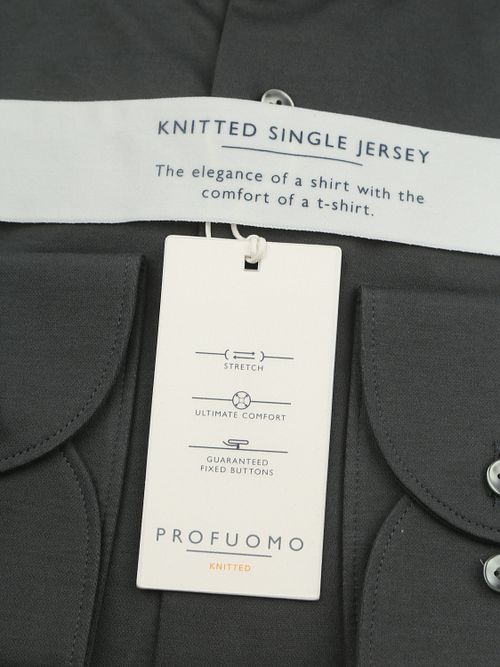 Profuomo Knitted Hemd Donkergroen Product / Detail