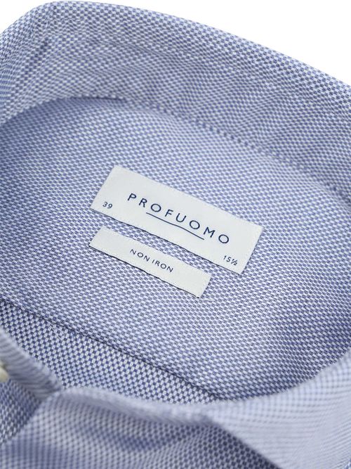 Profuomo Korgvävt Skjorta Blå Product / Detail