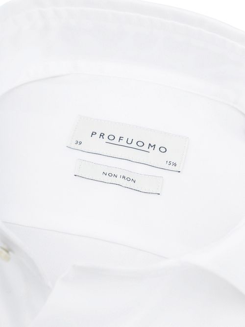 Profuomo Koszula twill z extra długimi rękawami biała Product / Detail