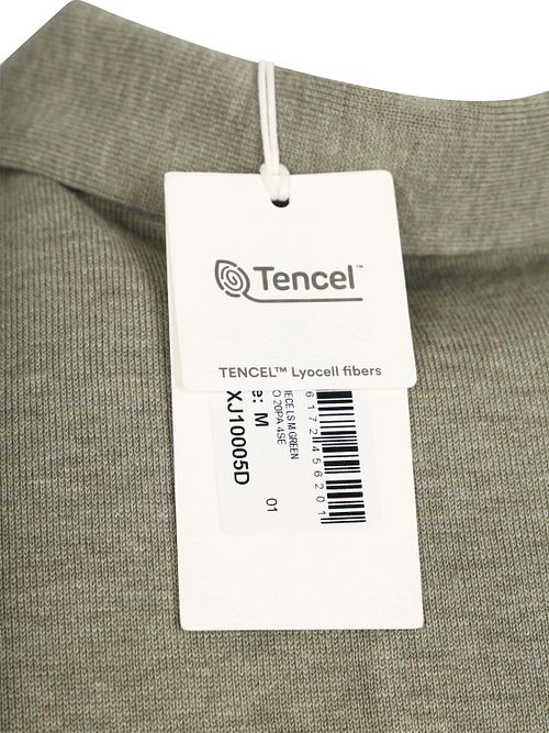 Profuomo Longsleeve Poloshirt Luxury Basic Groen Product / Detail