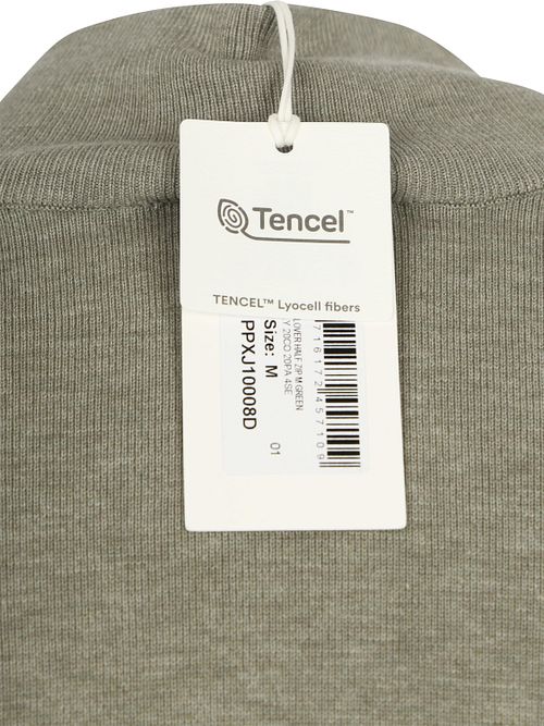 Profuomo Pullover Half Zip Luxury Basic Vert