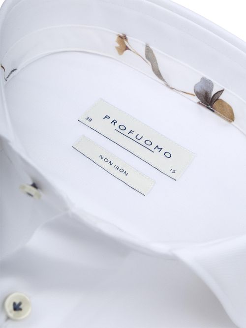 Profuomo Twill Shirt White