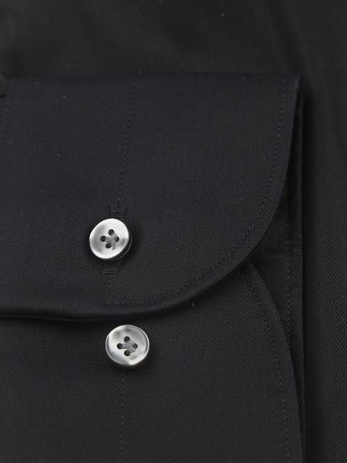 Profuomo Twill Shirt Black Product / Detail