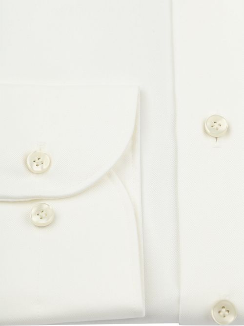 Profuomo Twill Shirt Off White Product / Detail