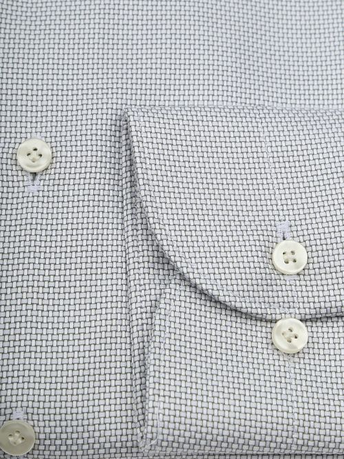 Profuomo Dobby Shirt Light Green Product / Detail