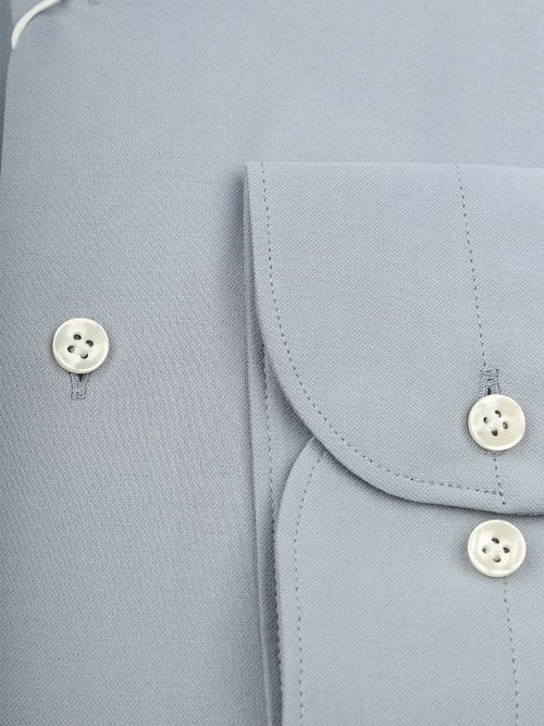 Profuomo Japanese Knitted Shirt Light Blue Product / Detail