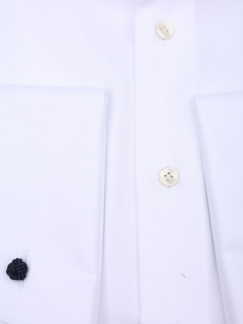 Profuomo Shirt Cutaway Double Cuff White Product / Detail