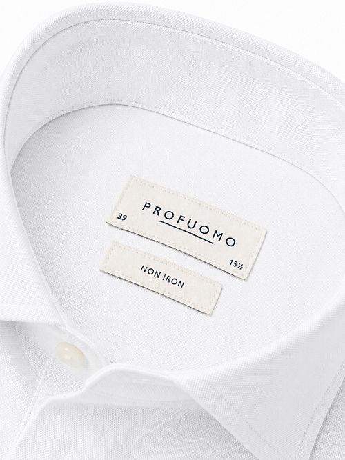 Profuomo Oxford Shirt White Product / Detail