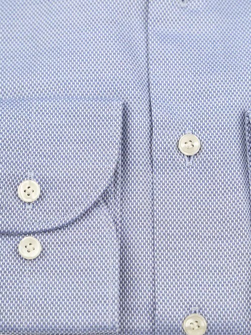 Profuomo Fletvævet Skjorte i Blå Product / Detail