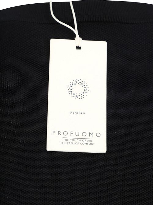 Sweter Profuomo Structure w kolorze granatowym Product / Detail