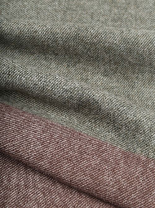 Szalik Profuomo z wełny jagnięcej, w odcieniach szaro-beżowo-brązowych Product / Detail