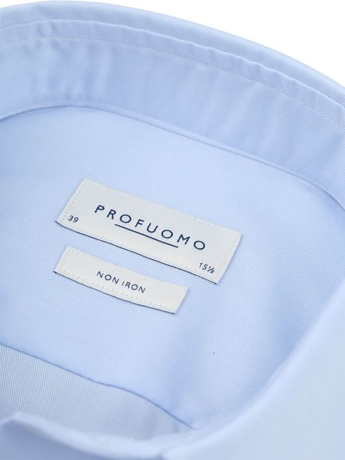 Profuomo Twill Hemd Hellblau Product / Detail