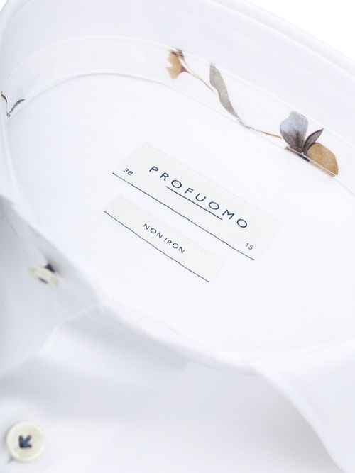 Profuomo Twill Shirt White Product / Detail