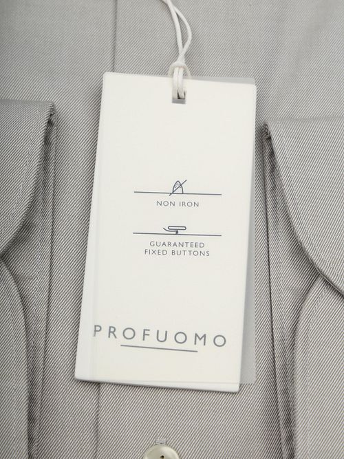 Profuomo Twill Skjorte Lysegrøn