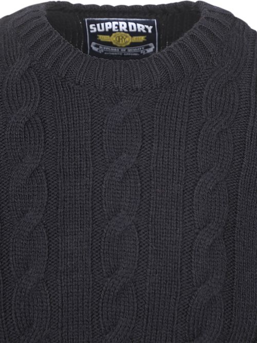 Pullover Superdry Jacob Cable blu navy Product / Detail