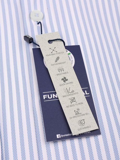 Pure Shirt Stripe Blau Product / Detail