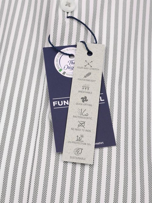 Pure Shirt Streep Beige Product / Detail