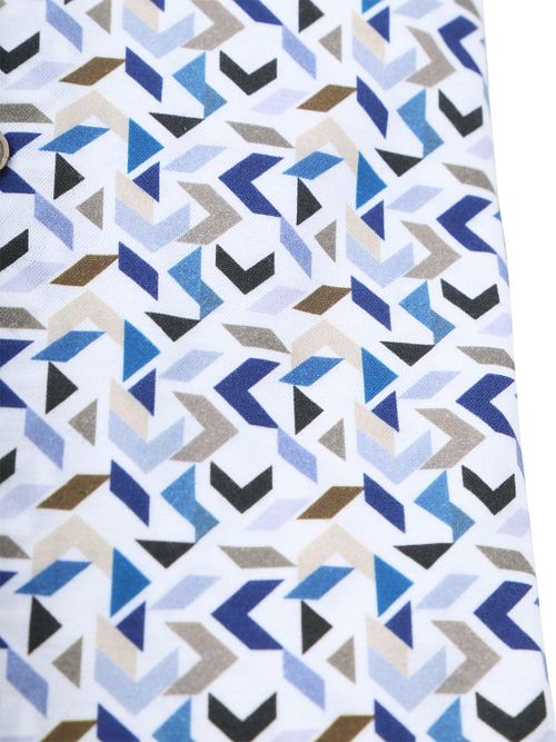 R2 Amsterdam Camisa Elegante Sorona Print Multicolor Product / Detail