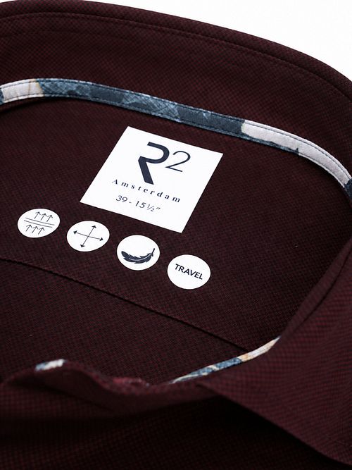 R2 Chemise Knitted Dobby Bordeaux Product / Detail