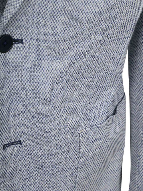 R2 Amsterdam Stickad Kavaj Blå Product / Detail