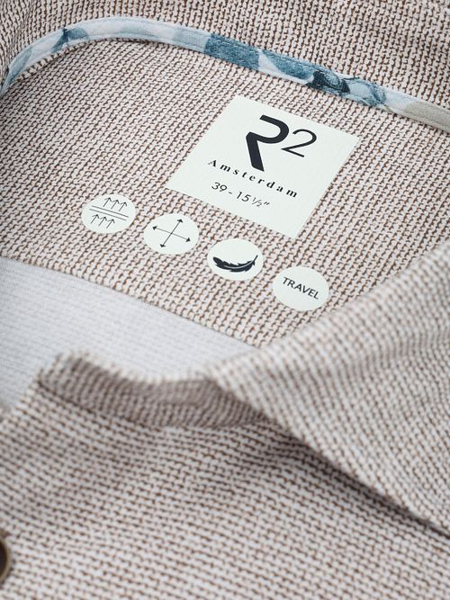 R2 Shirt Knitted Sorona Brown
