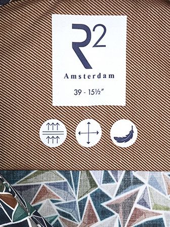 R2 Skjorte Poplin Triangle Print Grøn Product / Detail
