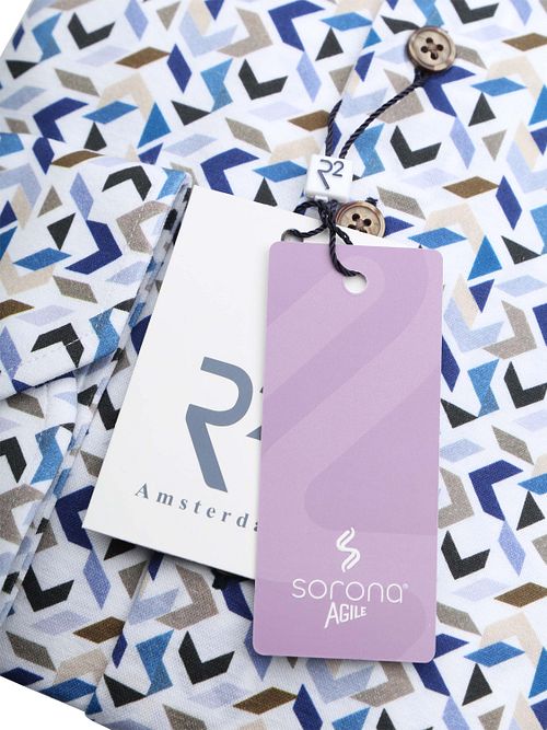 R2 Skjorte Sorona Print Multicolour Product / Detail