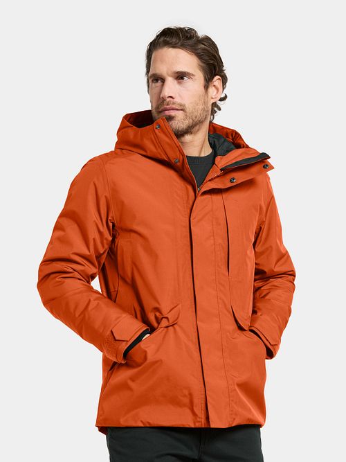 Didriksons Adam Jacket Rust Model / Voorkant