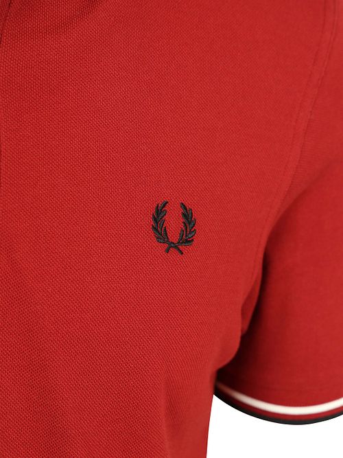 Fred Perry Polo Twin Tipped M3600 Red 74A Product / Detail